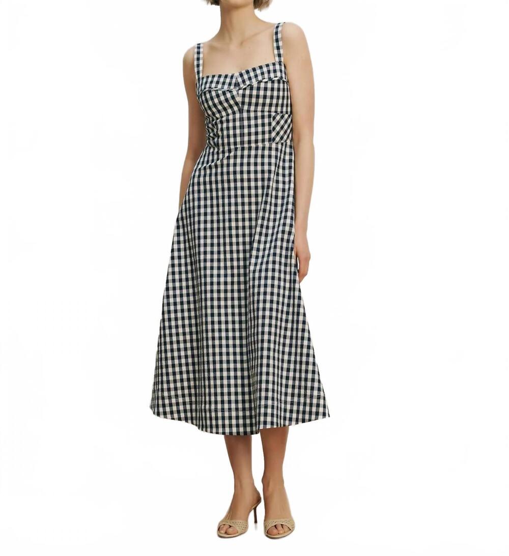 NEW VERONICA BEARD aila dress in navy